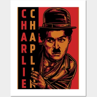 Charlie Chaplin Pop Art Posters and Art